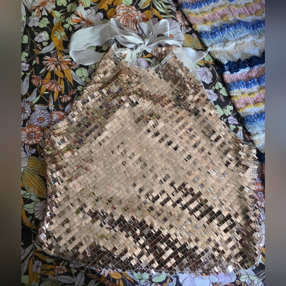 Free people disco fever tie back tank - Picture 5 of 8